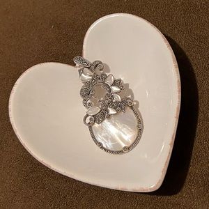 925 Silver Pendant Charm Moonstone Gemstone Jewelry Necklace Pendants Antique